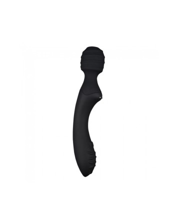  sextoys  marque love to love  twist noir 2en1 vibromasseur et wand