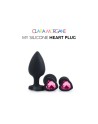 my silicone heart plug  gem rose clara morgane