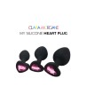 my silicone heart plug  gem rose clara morgane