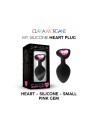 my silicone heart plug  gem rose clara morgane