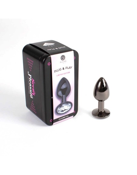  secret play : plug anal secret play  gunmetal