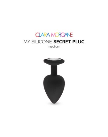 my silicone secret plug  noir clara morgane