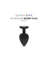 my silicone secret plug  noir clara morgane