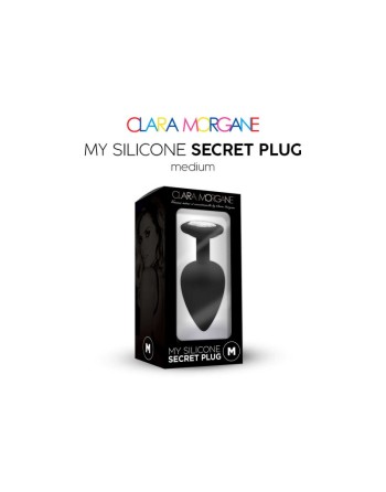 my silicone secret plug  noir clara morgane