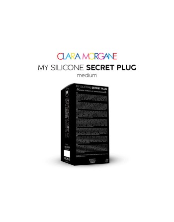 my silicone secret plug  noir clara morgane