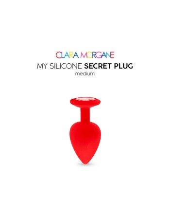 my silicone secret plug  rouge clara morgane