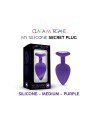 my silicone secret plug  purple clara morgane