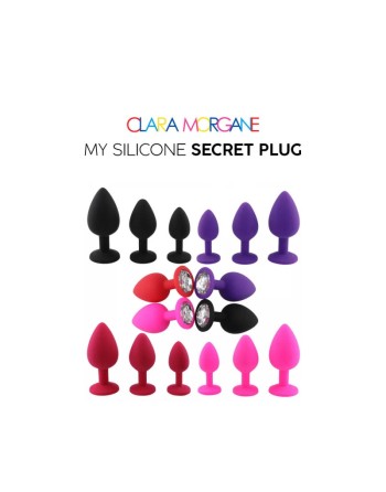 my silicone secret plug  purple clara morgane