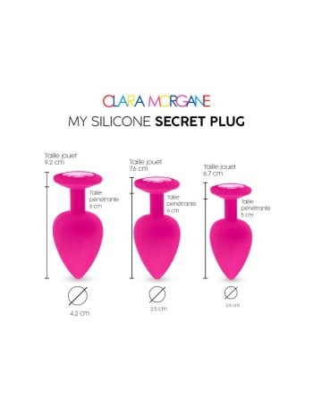 my silicone secret plug  rose clara morgane