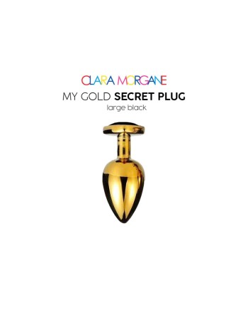 my gold secret plug  noir clara morgane