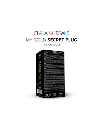 my gold secret plug  noir clara morgane