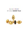 my gold secret plug  noir clara morgane