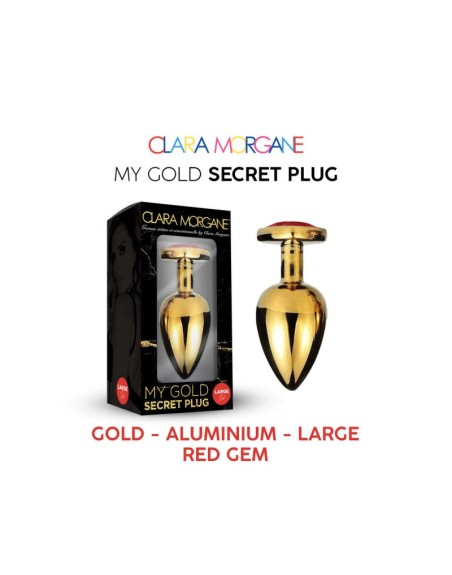 my gold secret plug  rouge clara morgane