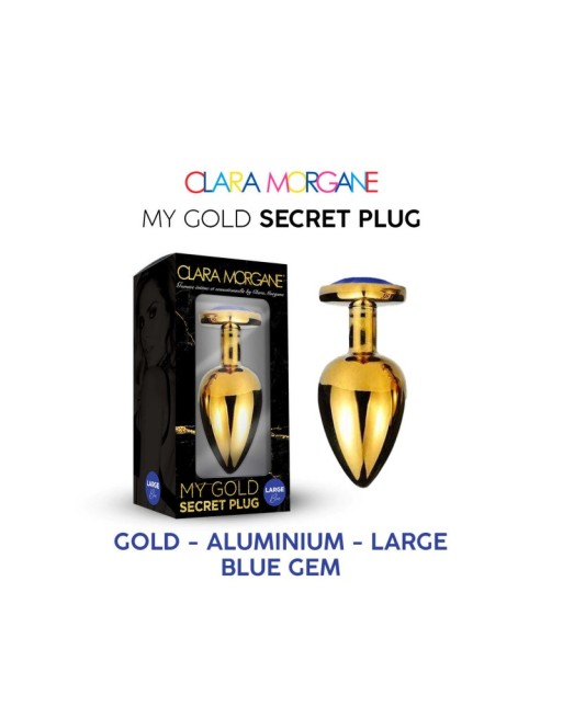 my gold secret plug  bleu clara morgane