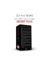 my red silicone secret plug medium clara morgane