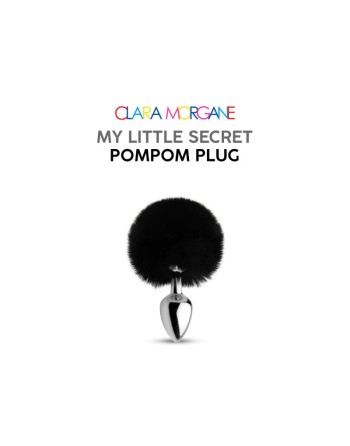 my little secret pompom plug  noir clara morgane