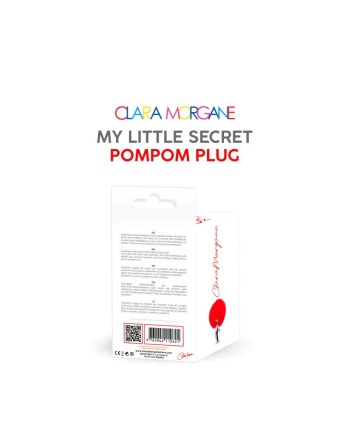 my little secret pompom plug  rouge clara morgane