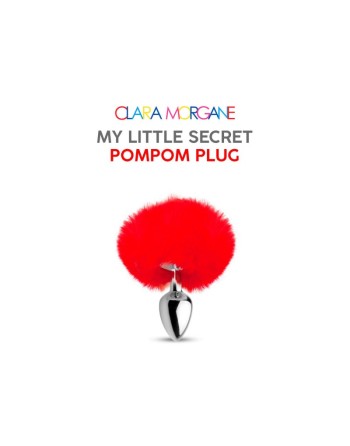 my little secret pompom plug  rouge clara morgane