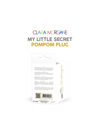 my little secret pompom plug  blanc clara morgane