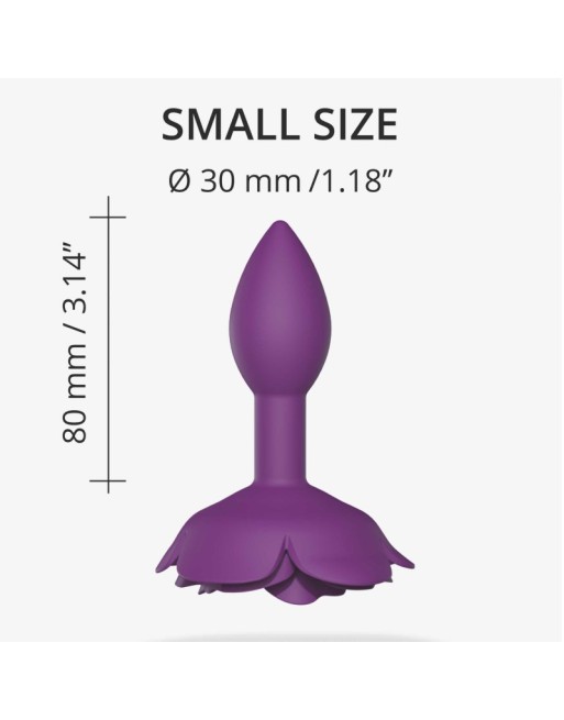  sextoys  marque love to love  plug open roses s  purple rain