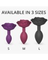  sextoys  marque love to love  plug open roses l  black onyx