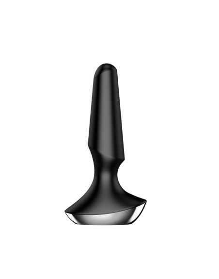 tendance sensuelle : plug anal vibrant satisfyer plugilicous 2 noir