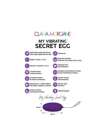 my vibrating secret egg  violet clara morgane