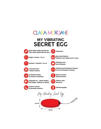 my vibrating secret egg  rouge clara morgane