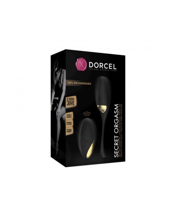 oeuf vibrant dorcel secret orgasm  noir et or