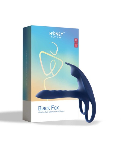 black fox  gaine vibrante qui augmente la taille du pénis honey play box