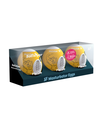 ensemble oeufs masturbateurs 3 pièces fierce  satisfyer