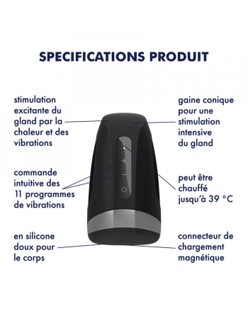 achat en gros  masturbateur satisfyer men heat vibration