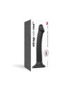 dildo double densité semi realiste  noir  strap on me