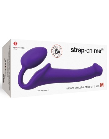 strapon non vibrant  violet  strap on me