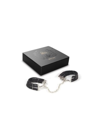  sextoys  marque bijoux indiscrets  sextoys  menotes coffret plaisir nacre / noir