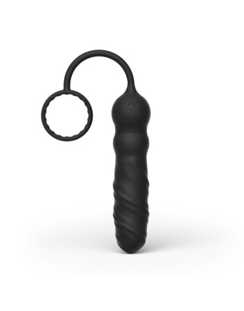  sextoys : plug anal et cockring deep seeker  noir