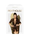 peignoir noir sweet retreat de la marque de lingerie sexy penthouse