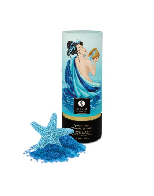  sextoys  marque shunga  sel de bain moussant  cristaux d'orient  ocean de tentations