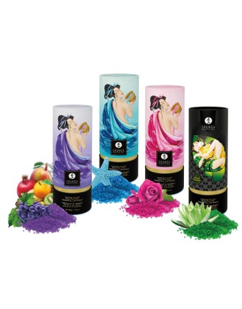  sextoys  marque shunga  sel de bain moussant  cristaux d'orient  ocean de tentations