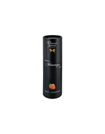 votre  en cosmétiques intimes plaisir secret vous propose cette huile de massage fraise 60ml