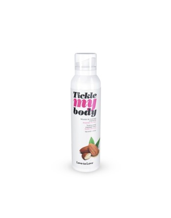 mousse crépitante de massage tickle my body au amandes sucrées