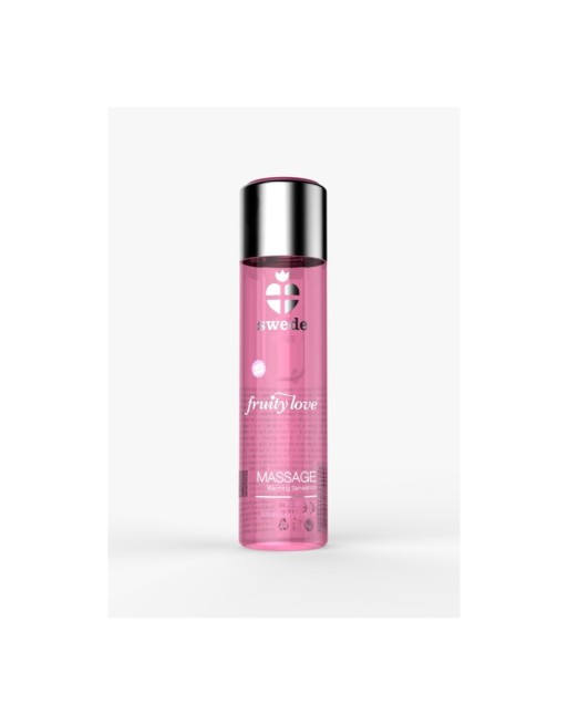 huile de massage fuity love champagne fraise  120 ml  swede