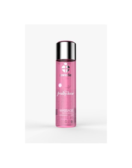 huile de massage fuity love champagne fraise  120 ml  swede