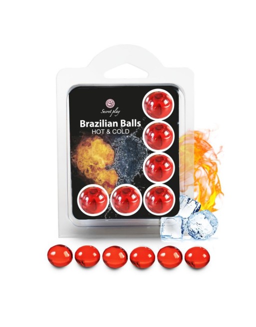  brazilian balls : 6 boules de massage chaud froid