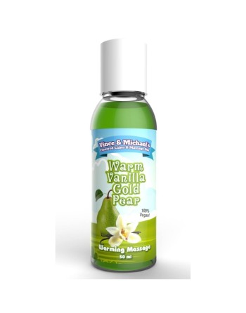  swede : huile de massage chauffante vanille poire v&m 50ml