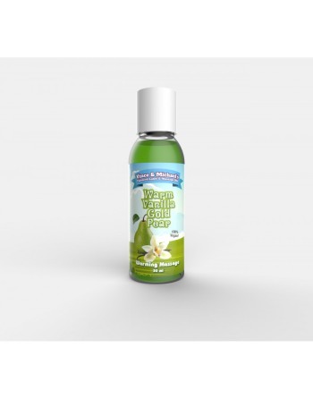  swede : huile de massage chauffante vanille poire v&m 50ml