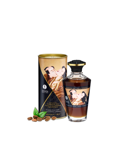  shunga : huile chauffante comestible café