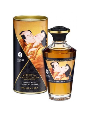  shunga : huile chauffante comestible caramel