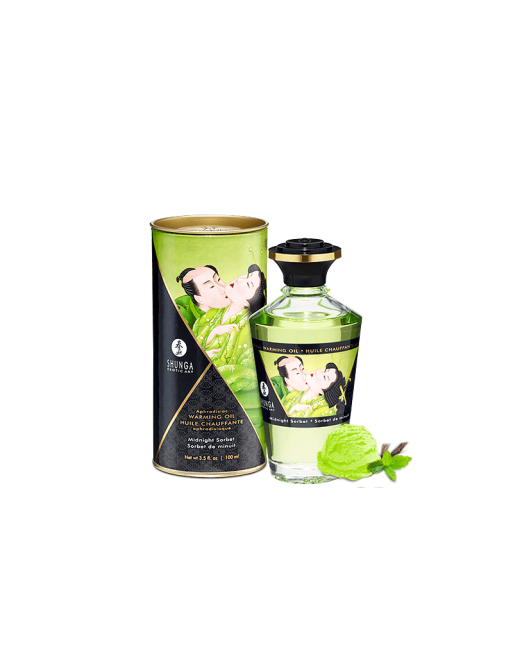  shunga : huile chauffante comestible sorbet de minuit