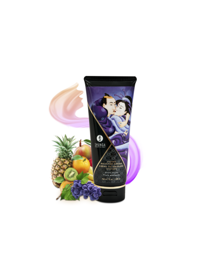  creme de massage comestible fruits exotiques